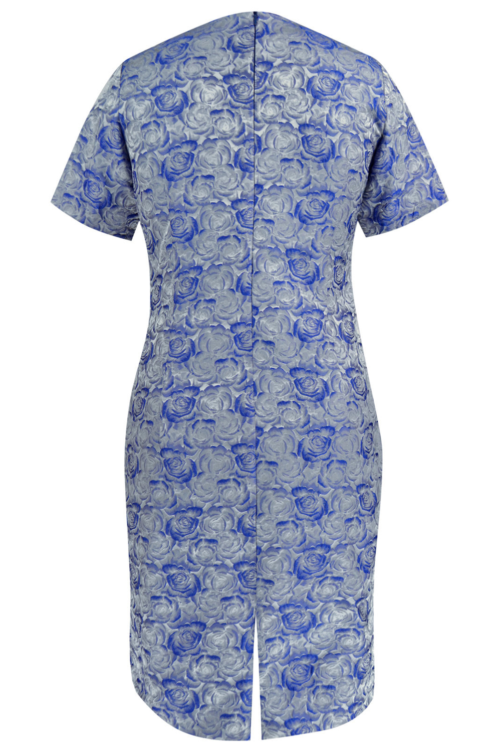 Платье женское 1551Л, синий #294Син051551Л