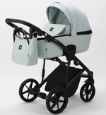 Детская коляска Adamex Mobi 2 в 1 M-TK27 (СЕРО-ЗЕЛЕНЫЙ)