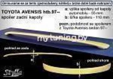 Спойлер для Toyota Avensis