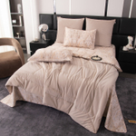 Комплект постельного белья на резинке Сатин Velouria Luxe с Одеялом VLR003