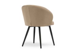 Стул на металлокаркасе Бэнбу velutto 05 / черный