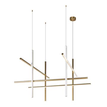 Подвесной светильник LED 60W 3000К 10393/B матовое золото Coordinates LOFT IT