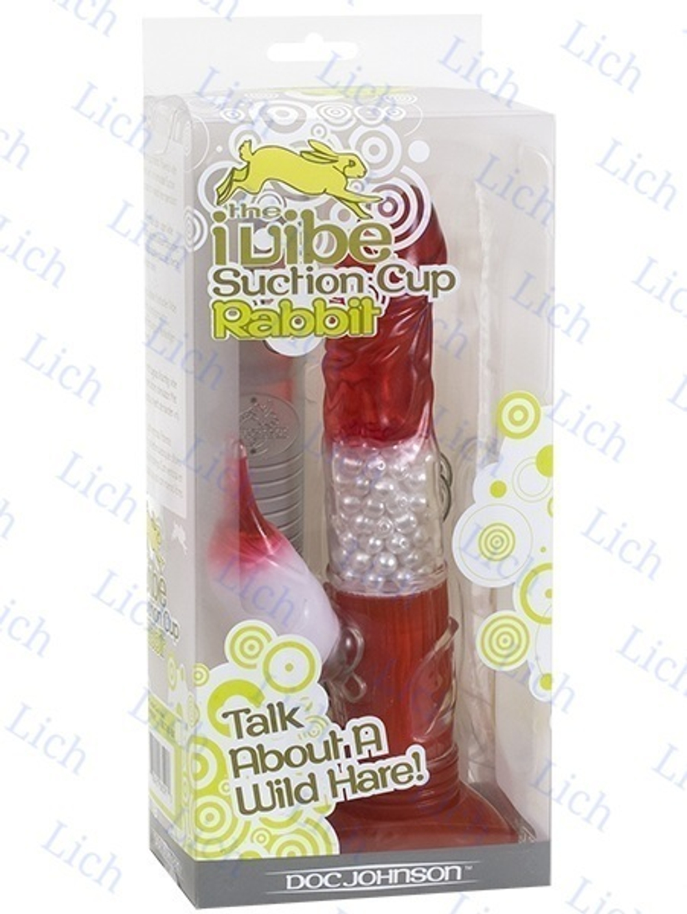 Вибратор-ротатор  I-VIBE RABBIT с присоской