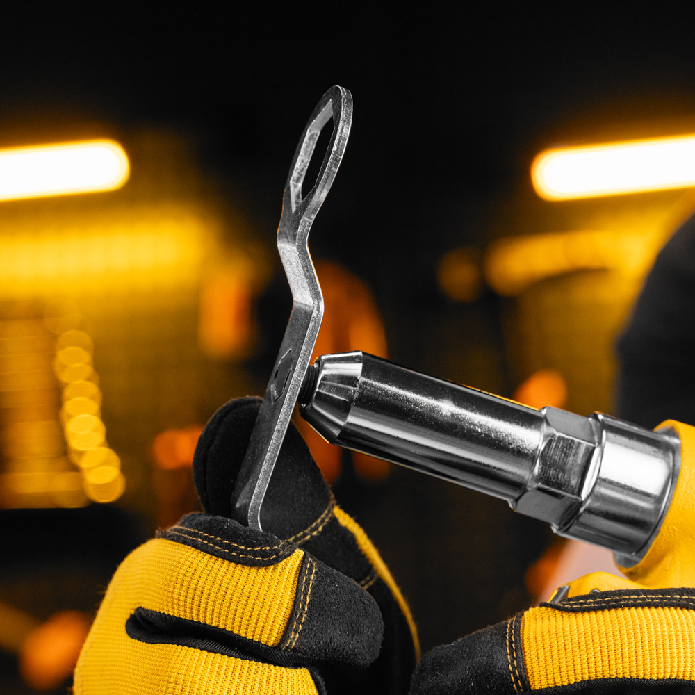 Пневматический заклепочник PR4, 2,4-4,8 мм Denzel