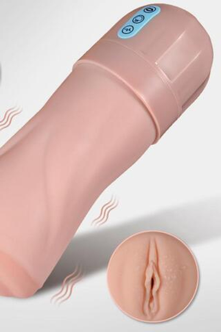 Мастурбатор XISE Beata-2 в виде вагины с функциями всасывания и вибрации