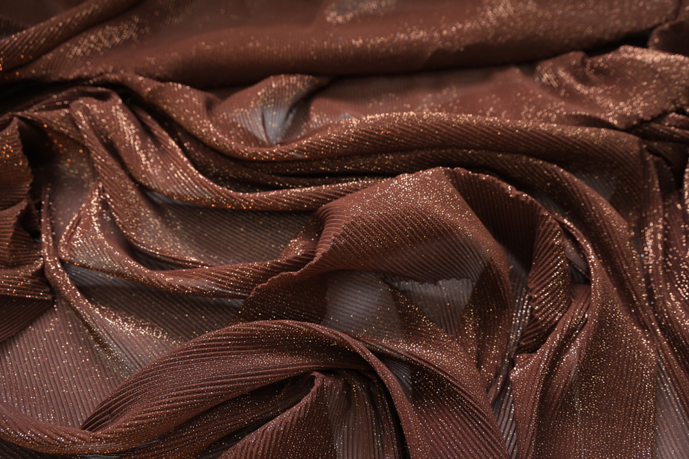 Шифон гофре металлик