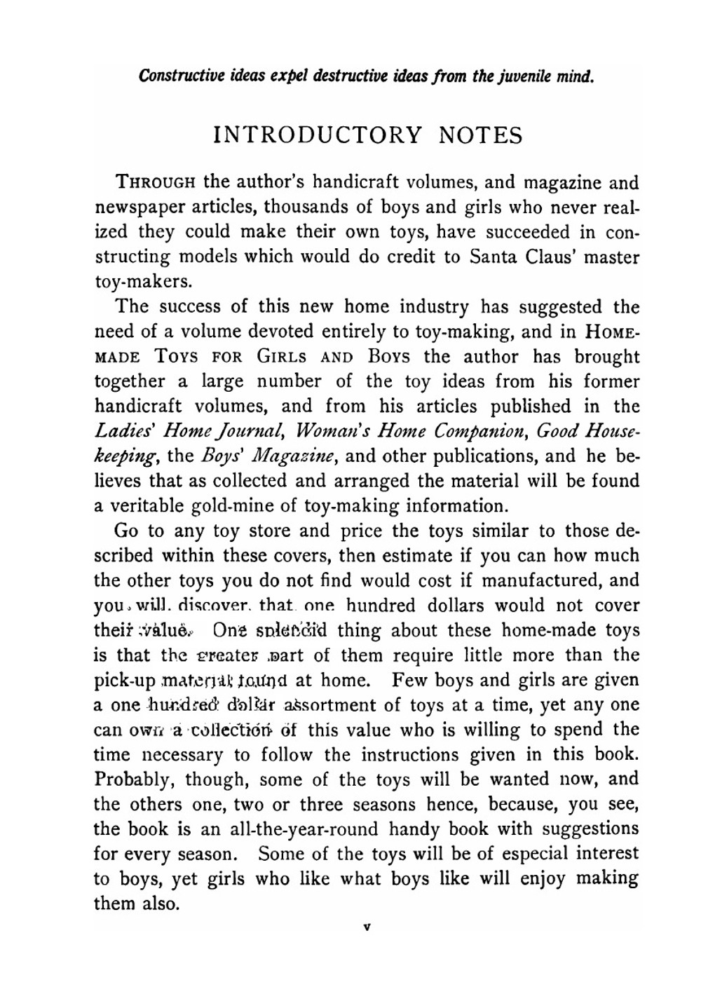 Home-made toys for girls and boys. Wooden and cardboard toys, mechanical and electrical toys | Albert Neely Hall