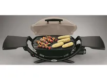 Портативный газовый гриль Weber Q 2200 с тележкой, 1 горелка, чёрный