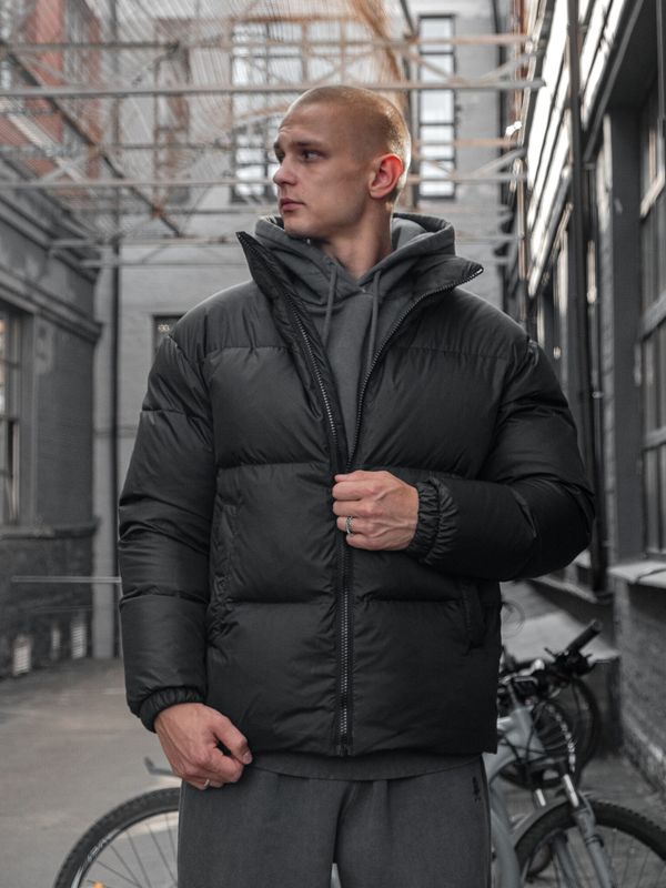 Пуховик AW25 черный - фото 2