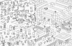 Hachette раскраска по номерам Minecraft - Le livre de coloriage officiel