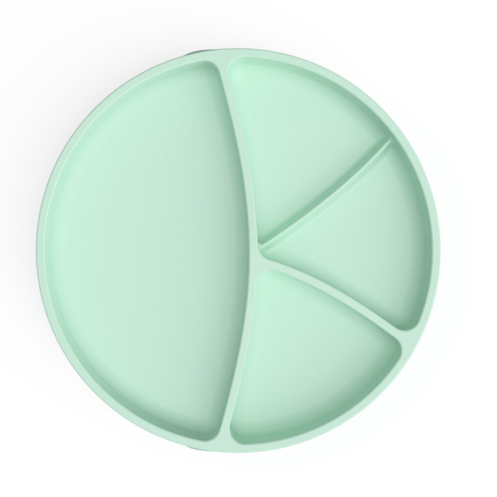 Тарелка Everyday Baby силиконовая, мятный