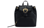 VERSACE JEANS COUTURE Artificial Leather Backpack Large Women"s Black