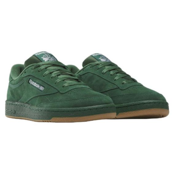 reebok CLUB C 85 Кроссовки для скейтбординга Низкие Зеленые Унисекс