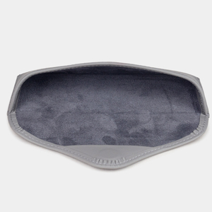 Футляр для очков Vision из кожи теленка, серого цвета