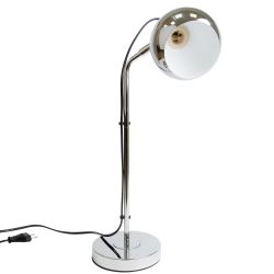 UML-B702 E14 SILVER Светильник настольный. 60W. Цоколь Е14. Механический выключатель. Серебристый. ТМ Uniel