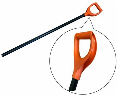 Черенок алюминиевый для снеговых лопат d-36мм с Y-ручкой