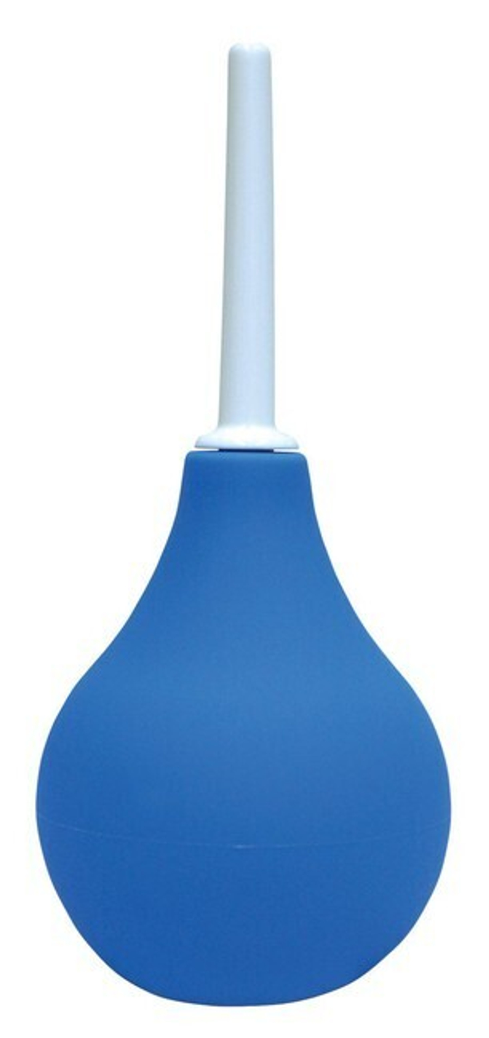 Анальный душ с жестким наконечником Б7 150 мл (Цвет: синий с белый)