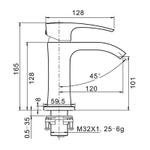 Смеситель для раковины Gappo G1007-9