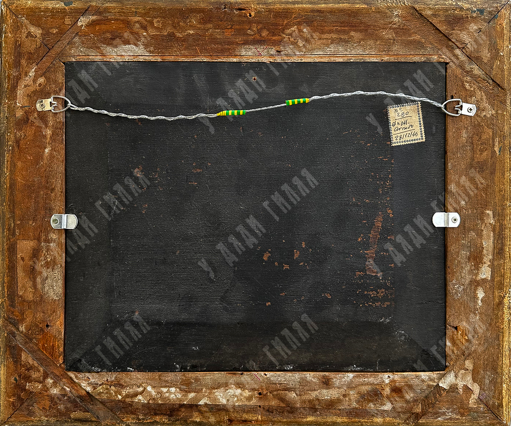 Неизвестный голландский художник. Парусники в море. Деревянная панель, масло. Сев. Европа, XIX в.