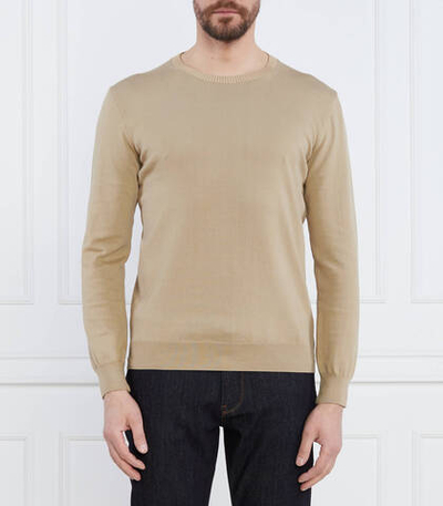 Свитер Valter Roundneck Oscar Jacobson - светло-коричневый(68916600)