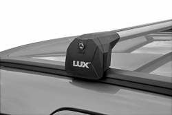 Багажник LUX SCOUT для Opel Grandland X, внедорожник (2017- ), на интегрированные рейлинги, серебристый, арт.601171