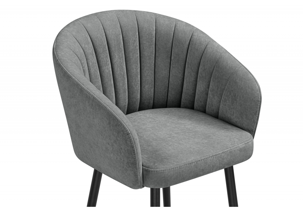 Стул на металлокаркасе Woodville Моншау marseille 11 данс, черный, ножки черные