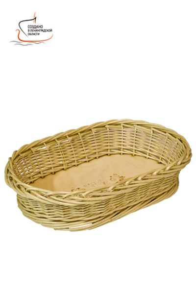 Блюдо плетёное овальное, 36*25 см, высота 8 см, набор 4 штуки.