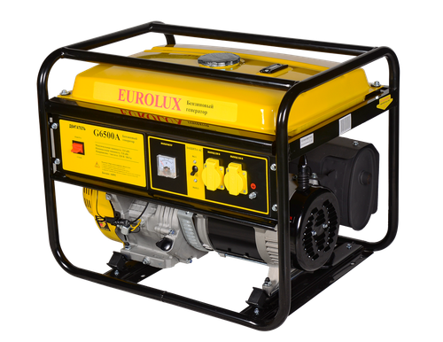 Бензиновый генератор EUROLUX G6500A - [5 кВт / 220V]