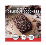 Clif Bar - Протеиновые батончики со вкусом шоколадного брауни - Сделано из органического овса - 10 г белка - Не содержит ГМО - На растительной основе - Энергетические батончики