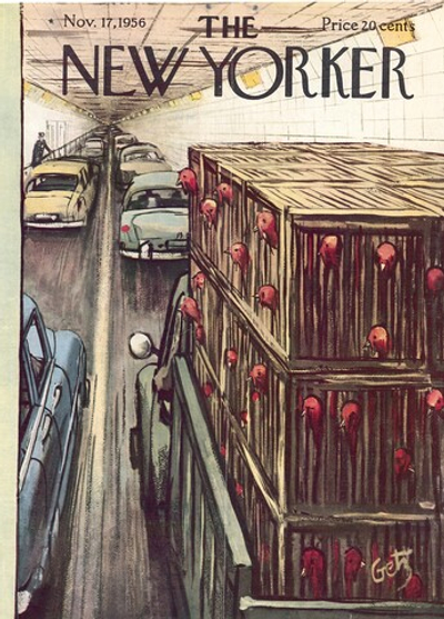 Журнал The New Yorker 17-11-1956, обложка