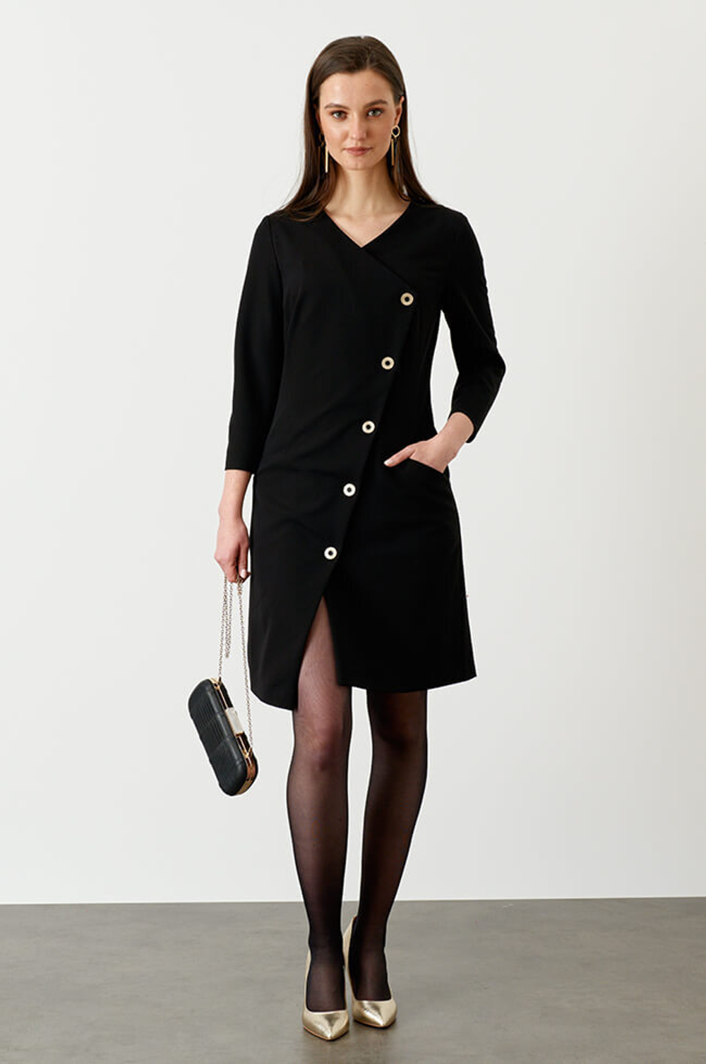 51434 Платье женское (черный)