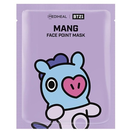 Mediheal Тканевая маска-стикеры с лавандой "Манг" BT21 Mang face point mask