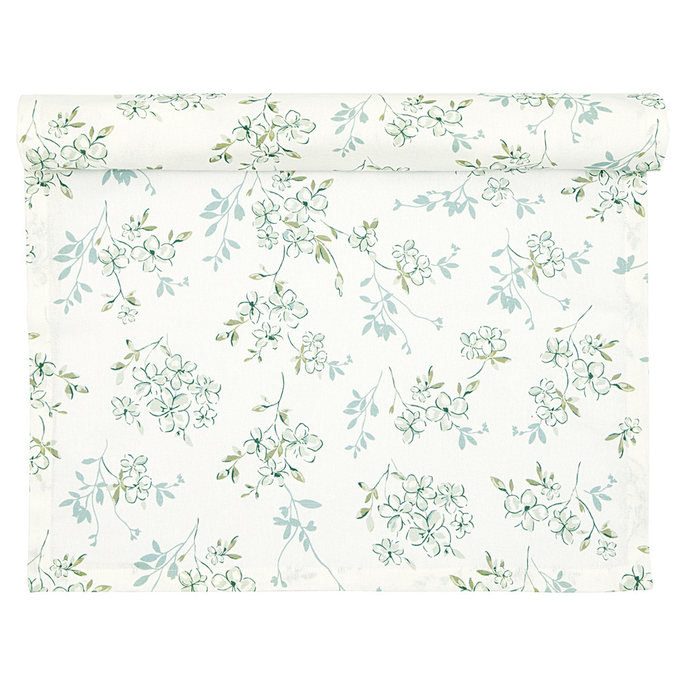 Столовая дорожка Aubrey white, 45х140 см