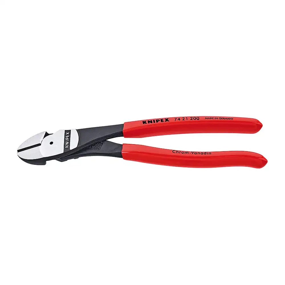 Кусачки боковые особой мощности черненые 200 мм Knipex 74 21 200