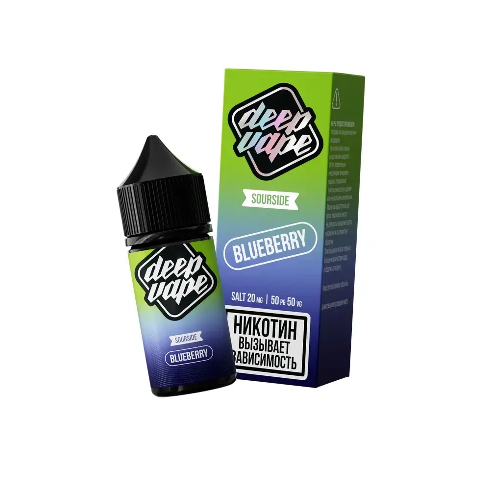 Жидкость DeepVape SourSide 30ml salt Blueberry МТ
