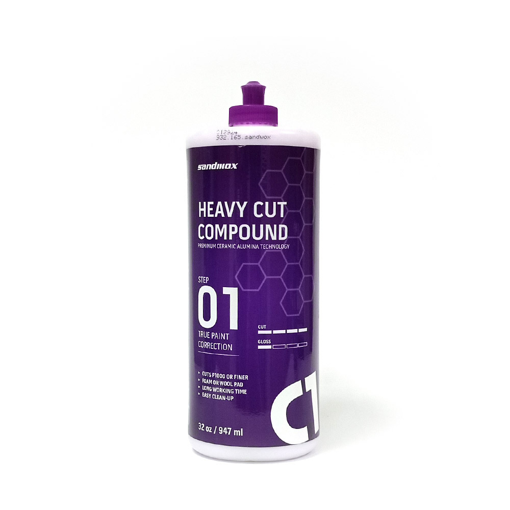 SANDWOX Heavy Cut Compound Полировальный состав премиального качества 947мл