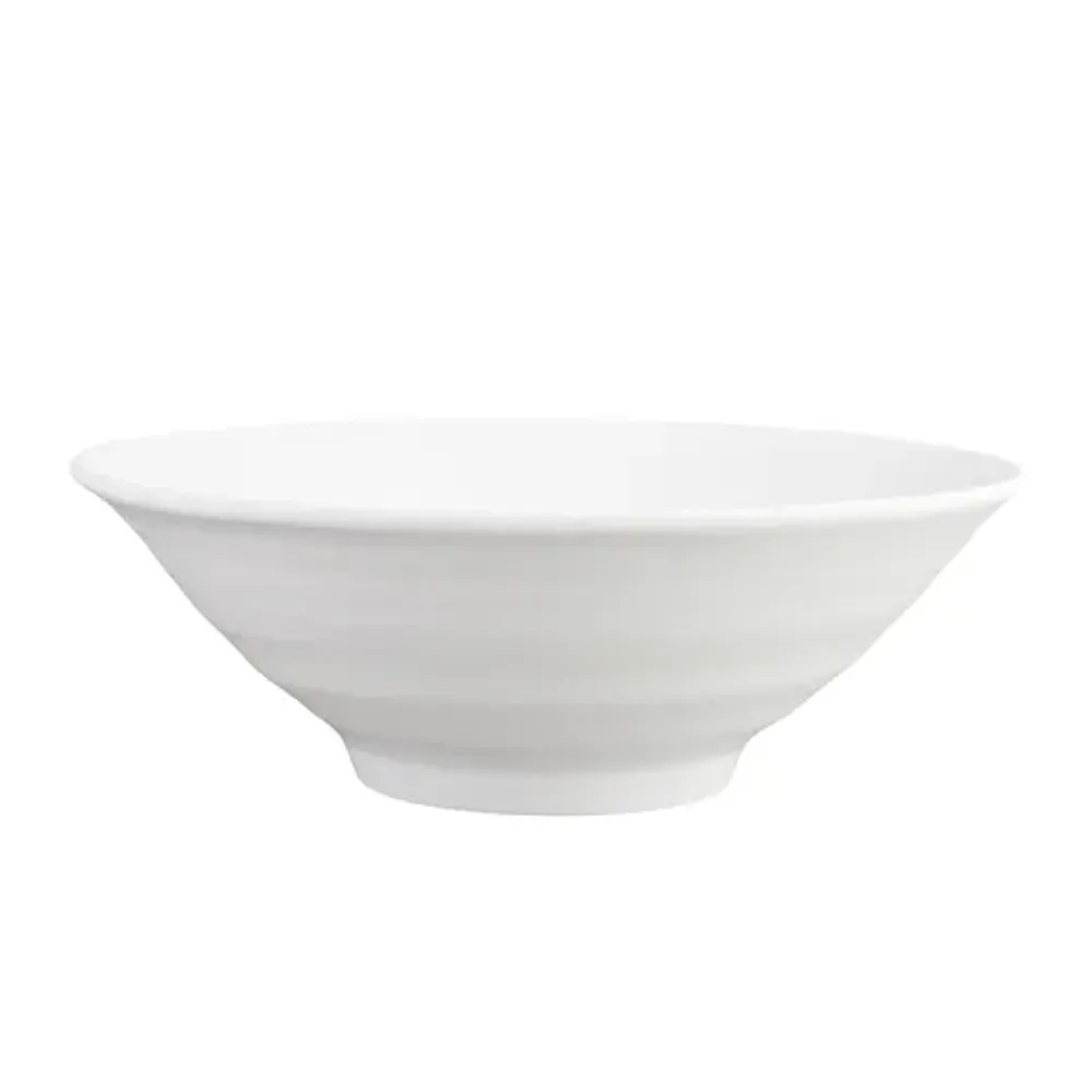 Салатник 1000 мл миска для лапши d 21,4 см пластик меламин White P.L. Proff Cuisine