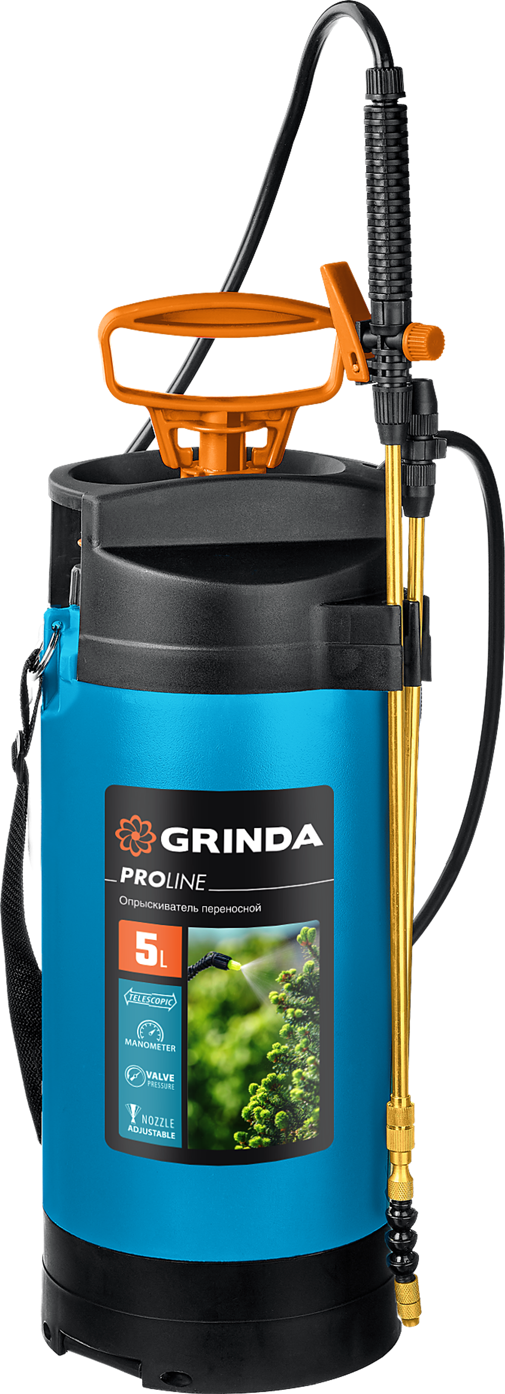 Опрыскиватель Grinda  5л с тонометром