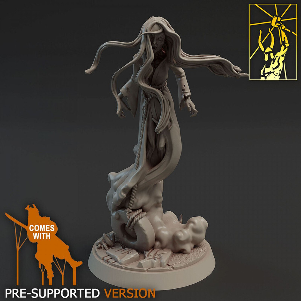 Grand Alliance Death Soulblight Gravelords Tomb Banshee миниатюра для dnd, днд, pathfinder, фентези, Настольная игра, НРИ, Варгейм, РПГ