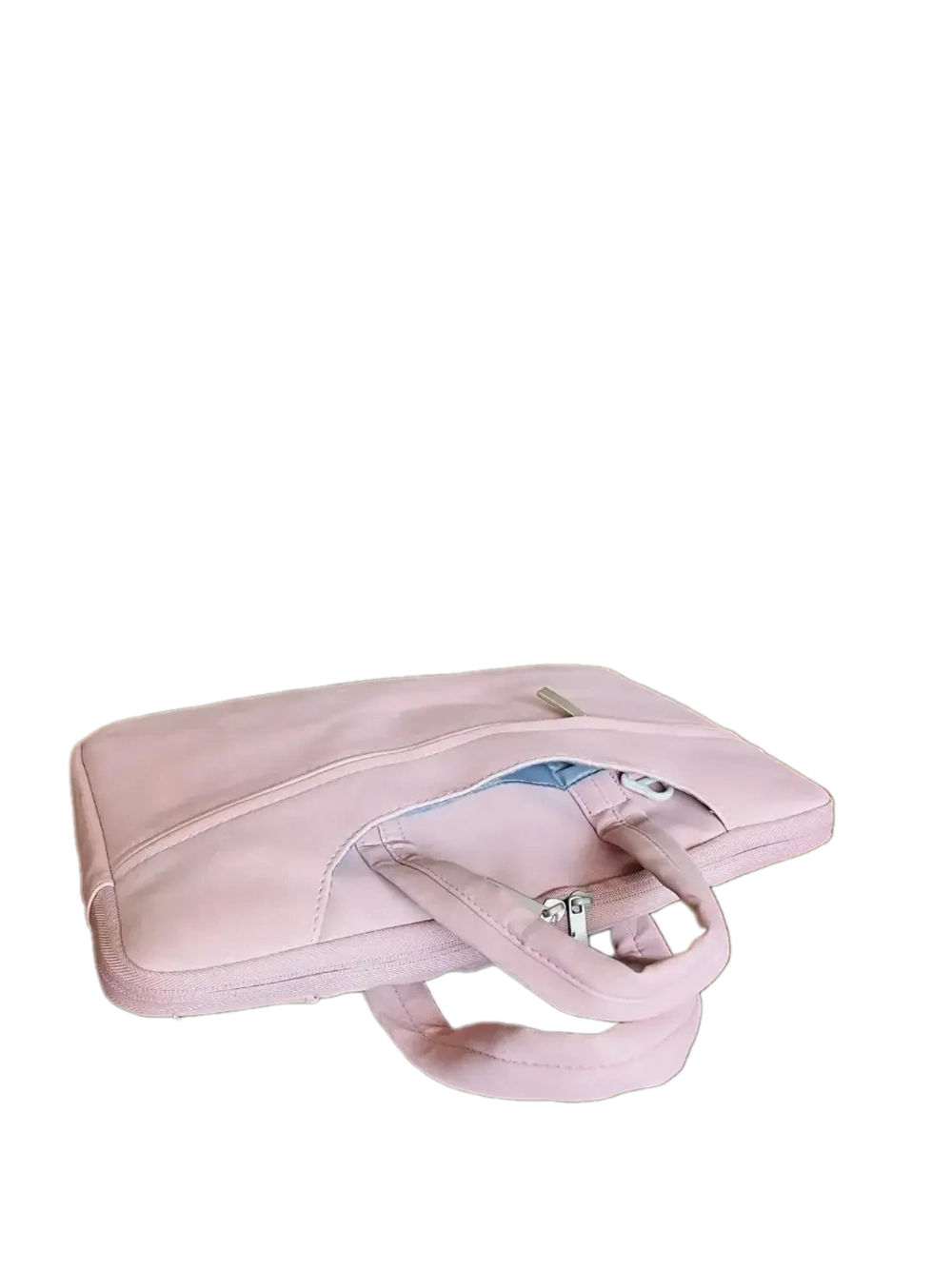 Сумка для ноутбука экокожа QOZA, розовая