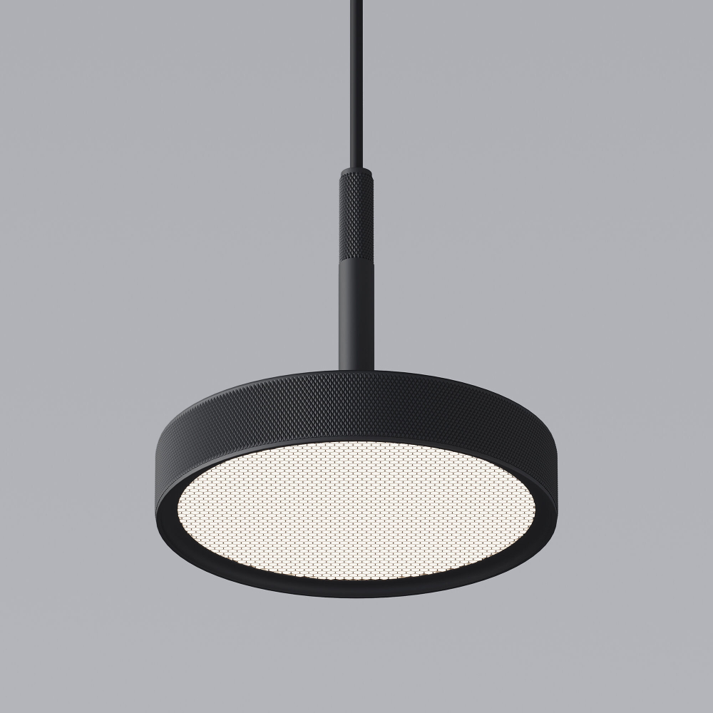 Подвесной светодиодный светильник Elektrostandard Plate 50260 LED 14W 4000K черный