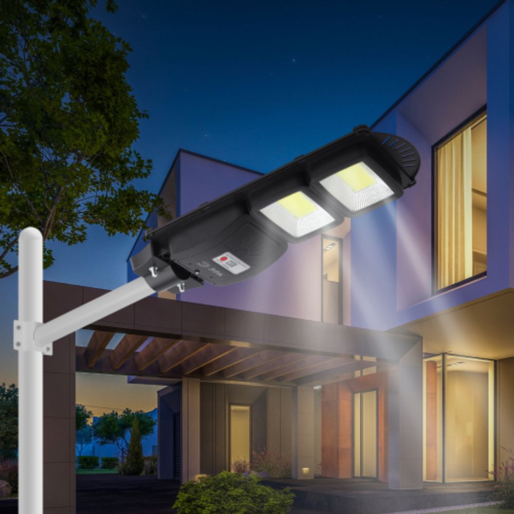 ЭРА Консольный светильник на солн. бат.,COB,с кронштейном,40W,с датч.движ., ПДУ,750lm, 5000К, IP66 (