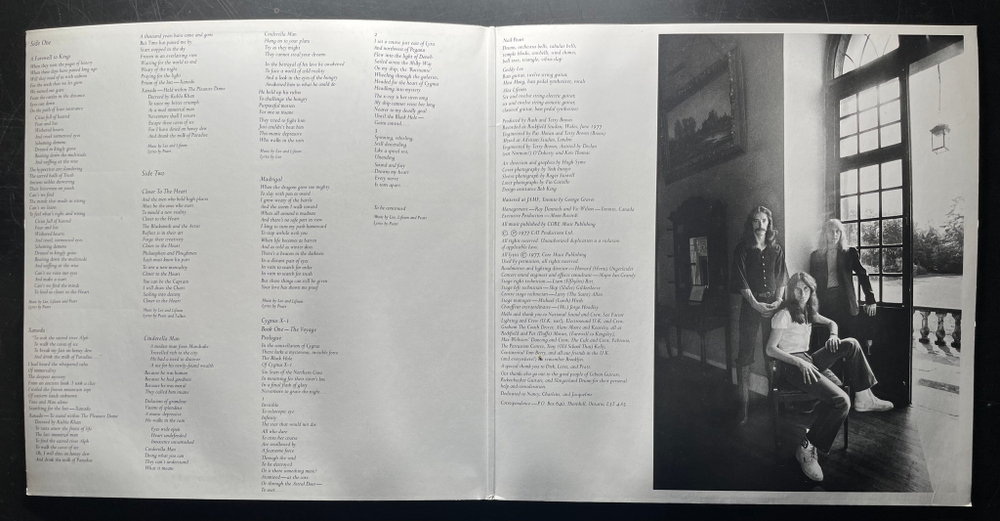 Rush ‎– A Farewell To Kings (Голландия)