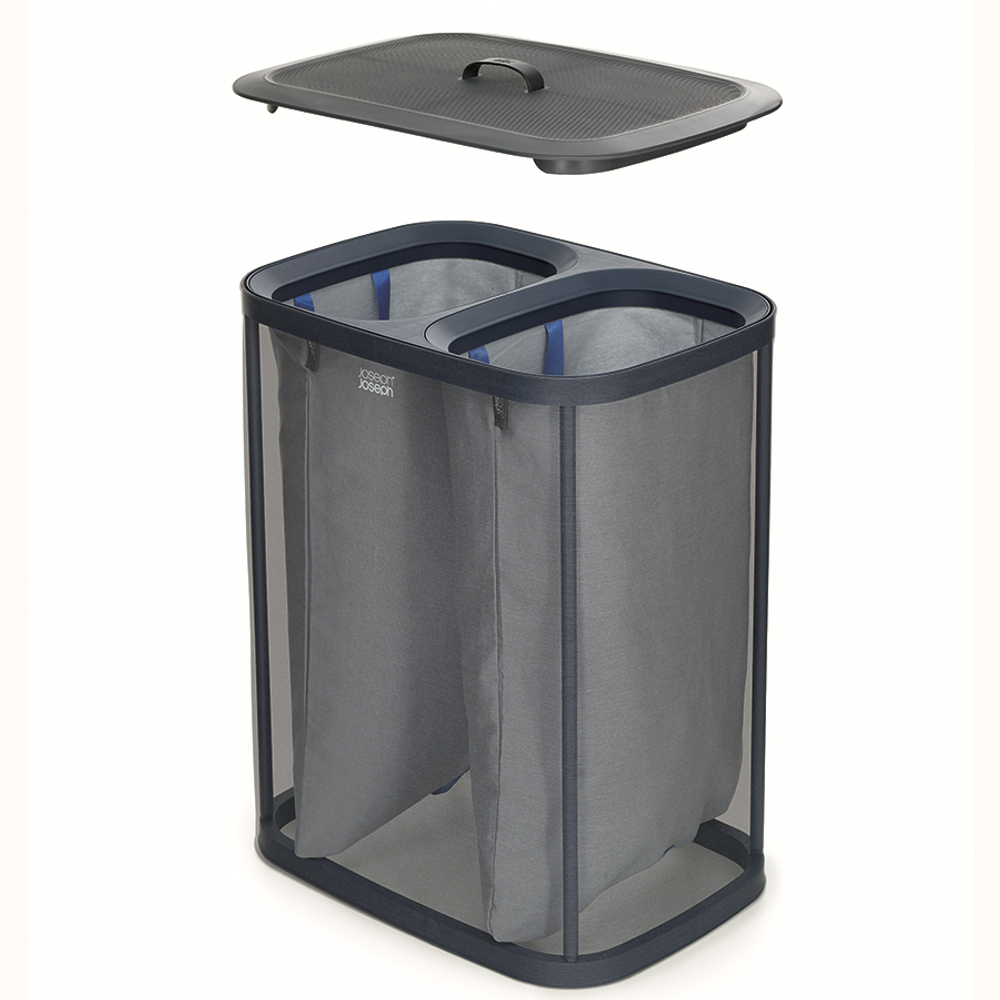Корзина для белья tota™, 90 л, черная