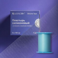 Foryou LUOFUCON Пластырь рулонный силиконовый на катушке с отрывными линиями бесцветный