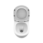 Унитаз подвесной безободковый с сиденьем и смывом TORNADO BelBagno UNO-TOR BB5177CH-TOR/SC