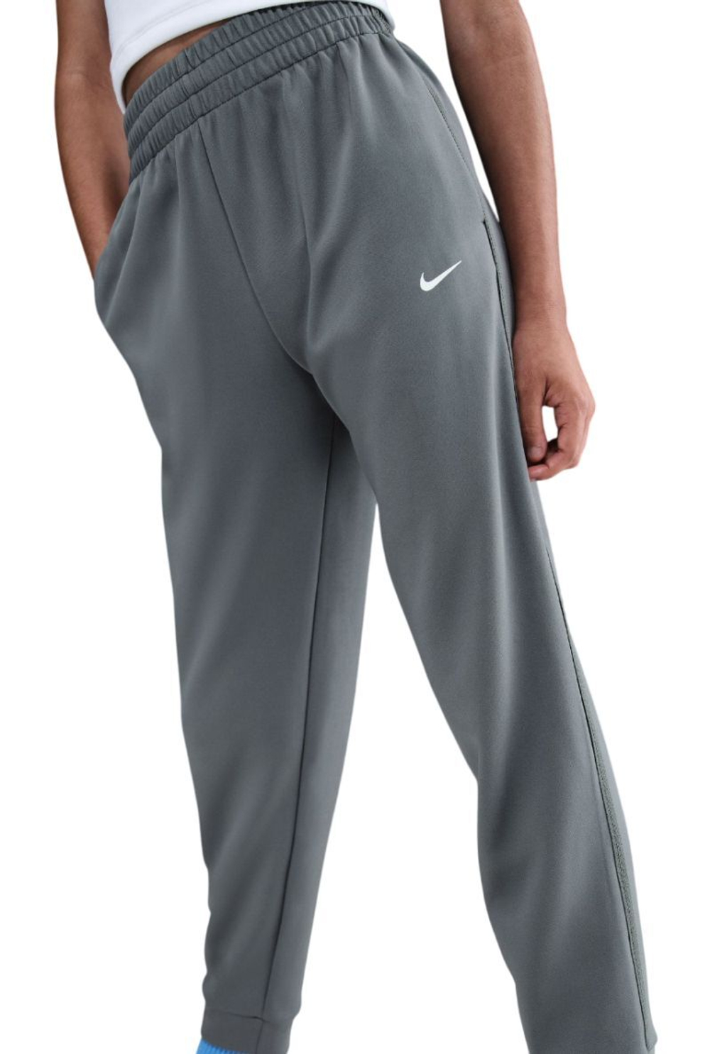 Детские теннисные брюки Nike Kids Multi Knit Training - smoke grey/black/white