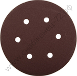 Круг шлифовальный ЗУБР ″Мастер″ универсальный, из абразивной бумаги на велкро основе, 6 отверстий, Р100, 150мм, 5шт