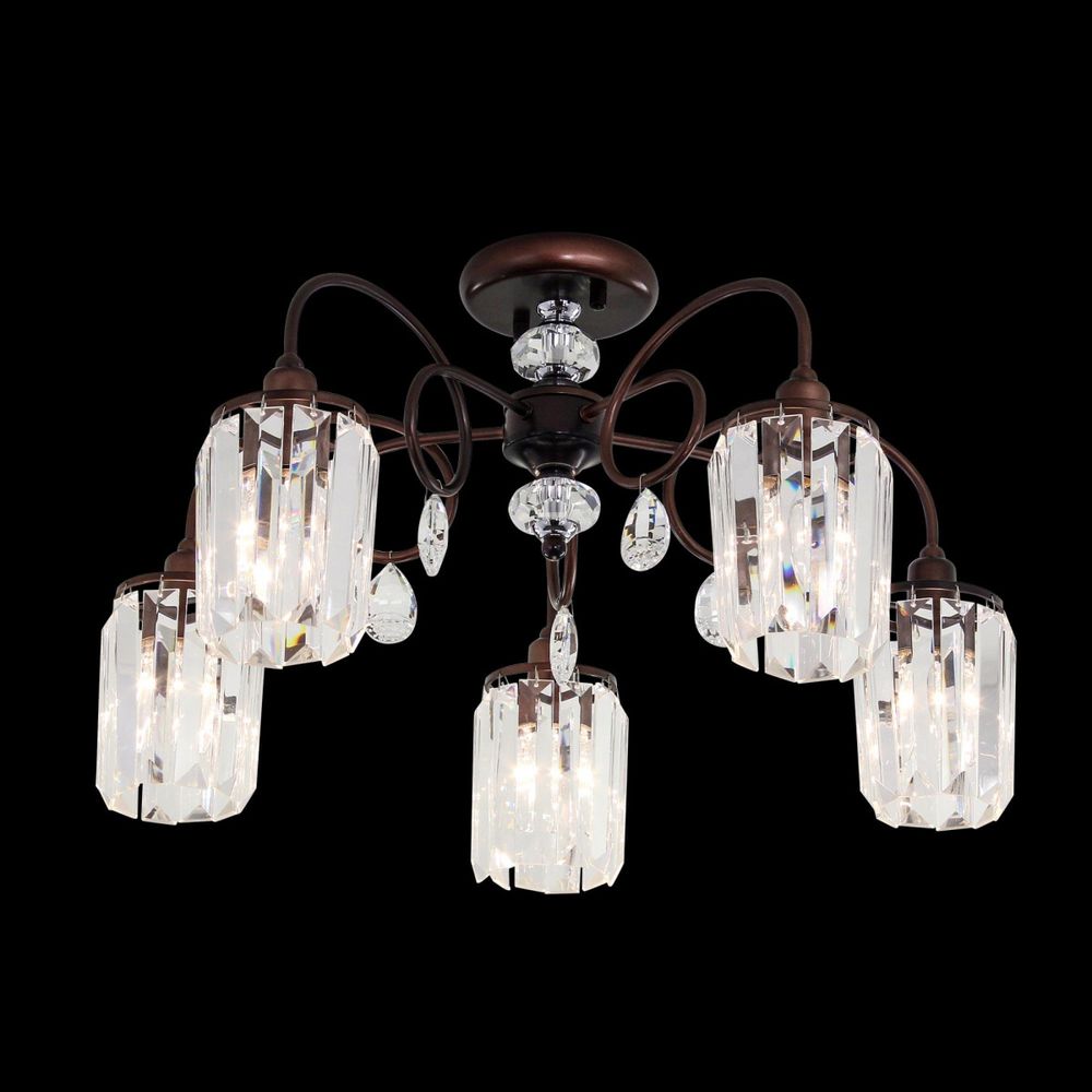 Citilux Синди CL330153 Люстра хрустальная Коричневая
