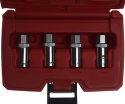 Набор шпильковертов 2.5-4мм для поврежденных свечей накаливания 4 предмета JTC